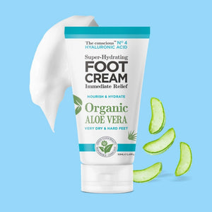 BIOVENE THE CONSCIOUS™ HYALURONIC ACID SUPER HYDRATING FOOT CREAM ORGANIC ALOE VERA 50ML - Beauty Bar 