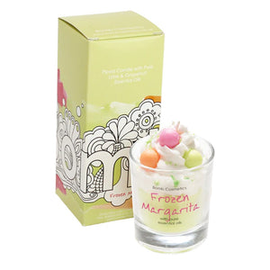 BOMB COSMETICS FROZEN MARGARITA PIPED GLASS CANDLE - Beauty Bar 