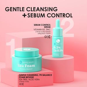 7DAYS SEA FOAM MOUSEE CLEANSER 50ML - Beauty Bar 