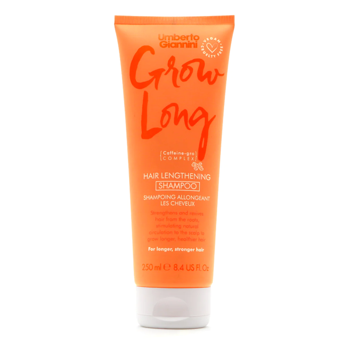 UMBERTO GIANNINI-GLOW LONG HAIR SHAMPOO WITH CAFFEINE 250ML - Beauty Bar 