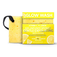 Load image into Gallery viewer, BIOVENE GLOW WASH GEL INFUSED SPONGE 75G - Beauty Bar 
