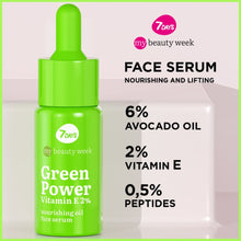 Load image into Gallery viewer, 7DAYS GREEN POWER VITAMIN E 2% NOURISHING OIL SERUM 20ML - Beauty Bar 
