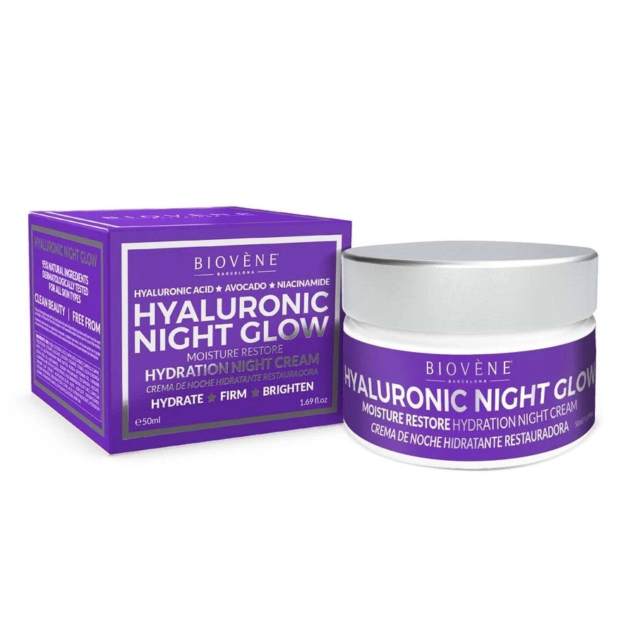 BIOVENE HYALURONIC GLOW NIGHT CREAM 50ML - Beauty Bar 