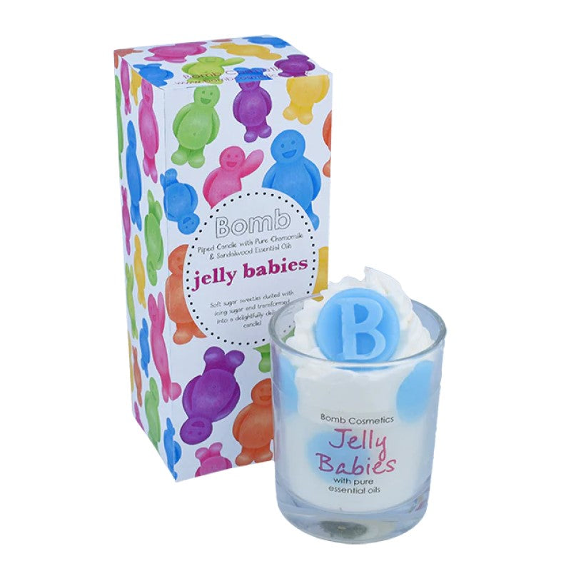 BOMB COSMETICS JELLY BABIES PIPED GLASS CANDLE - Beauty Bar 