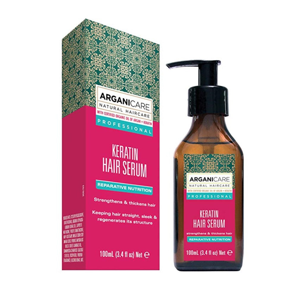 ARGANICARE KERATIN SERUM 100ML - Beauty Bar Cyprus