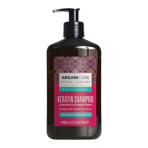 ARGANICARE KERATIN SHAMPOO 400ML - Beauty Bar Cyprus