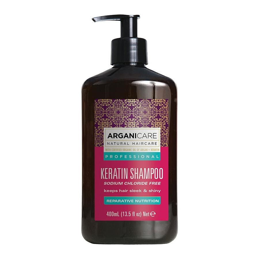 ARGANICARE KERATIN SHAMPOO 400ML - Beauty Bar Cyprus