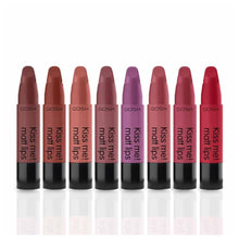 Load image into Gallery viewer, GOSH COPENHAGEN KISS ME MATT LIPSTICKS AVAILABLE IN 8 SHADES - Beauty Bar 
