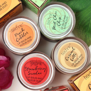 TECHNIC LIP SCRUB & BALM DUO - AVAILABLE IN 4 FLAVOURS - Beauty Bar 