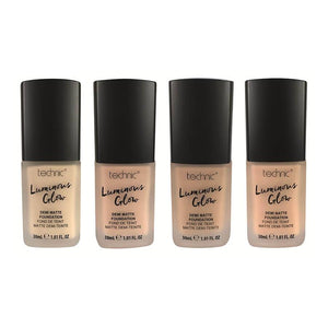 TECHNIC LUMINOUS GLOW DEMI MATTE FOUNDATION - AVAILABLE IN 4 SHADES - Beauty Bar 