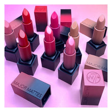 Load image into Gallery viewer, W7 MAJOR MATTES LIPSTICK - AVAILABLE IN 8 SHADES - Beauty Bar 
