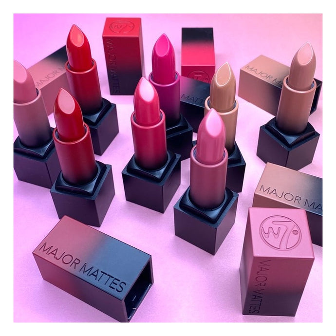 W7 MAJOR MATTES LIPSTICK - AVAILABLE IN 8 SHADES - Beauty Bar 