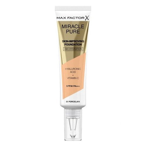 MAX FACTOR MIRACLE PURE FOUNDATION - AVAILABLE IN 9 SHADES - Beauty Bar 