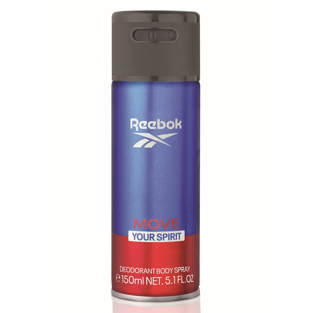 REEBOK MOVE BODY SPRAY 150ML - FOR MEN - Beauty Bar 