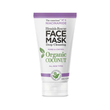 Load image into Gallery viewer, BIOVENE THE CONSCIOUS™ NIACINAMIDE BLEMISH RESCUE FACE MASK ORGANIC COCONUT 50ML - Beauty Bar 
