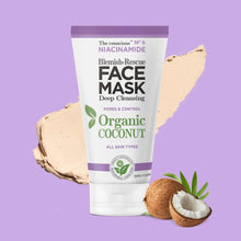 Load image into Gallery viewer, BIOVENE THE CONSCIOUS™ NIACINAMIDE BLEMISH RESCUE FACE MASK ORGANIC COCONUT 50ML - Beauty Bar 
