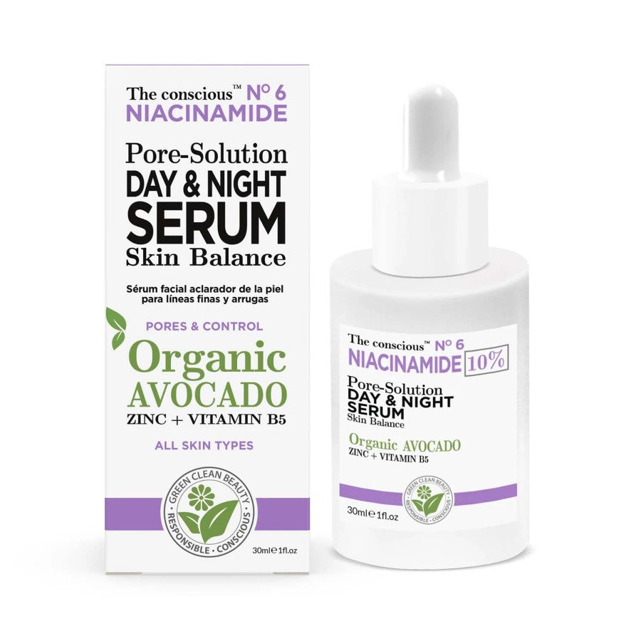BIOVENE THE CONSCIOUS™ NIACINAMIDE PORE-SOLUTION DAY & NIGHT SERUM ORGANIC AVOCADO 30ML - Beauty Bar 