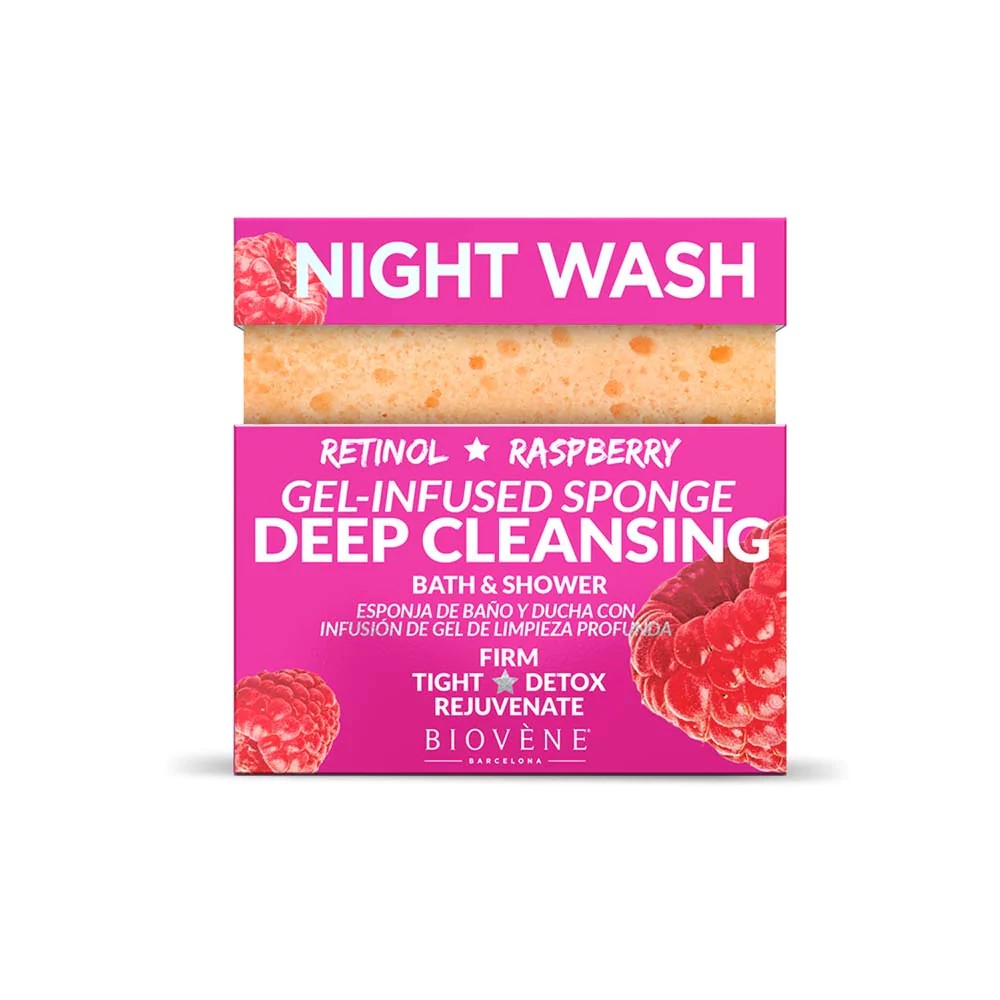BIOVENE NIGHT WASH GEL INFUSED SPONGE 75G - Beauty Bar 