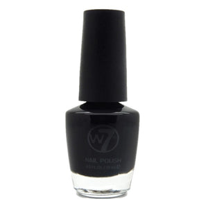 W7 NAIL POLISH - BLACK 28 - Beauty Bar Cyprus