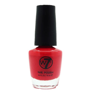 W7 NAIL POLISH - RED HOT 125 - Beauty Bar Cyprus