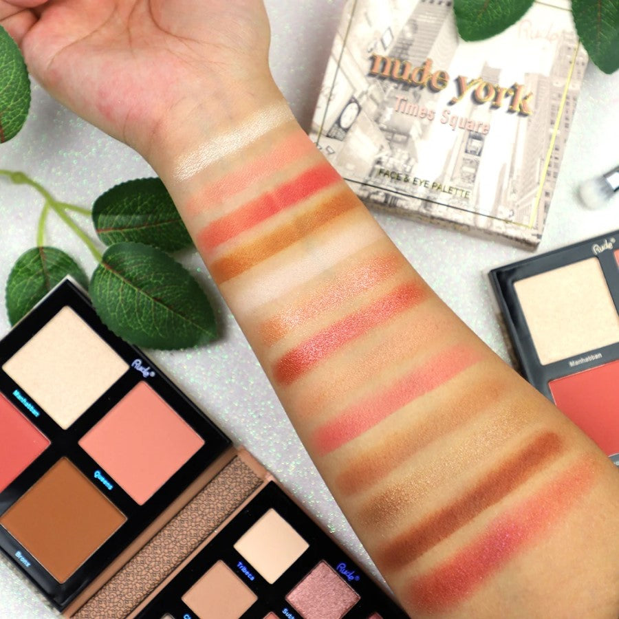 RUDE NUDE YORK FACE & EYE PALETTE - Beauty Bar 