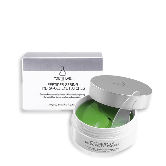 YOUTH LAB PEPTIDES SPRING HYDRAGEL EYE PATCHES 30 PAIRS - BOX OF 60PCS - Beauty Bar 