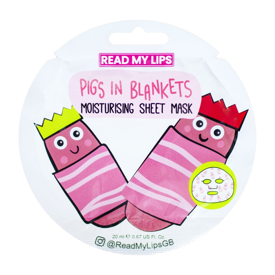 READ MY LIPS PIGS IN BLANKETS SHEET MASK - Beauty Bar 