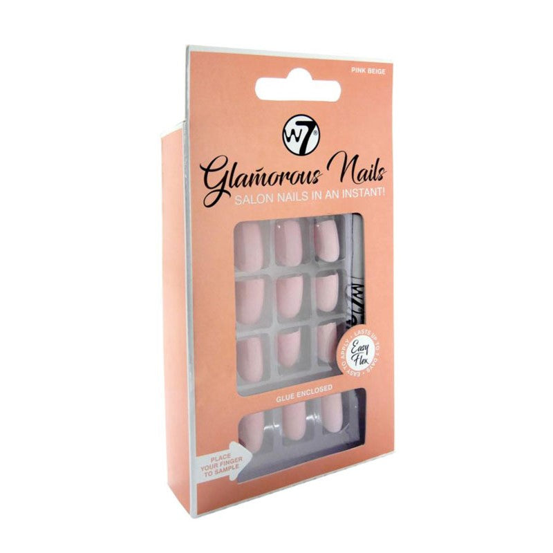 W7 GLAMOROUS NAILS - PINK BEIGE - Beauty Bar Cyprus