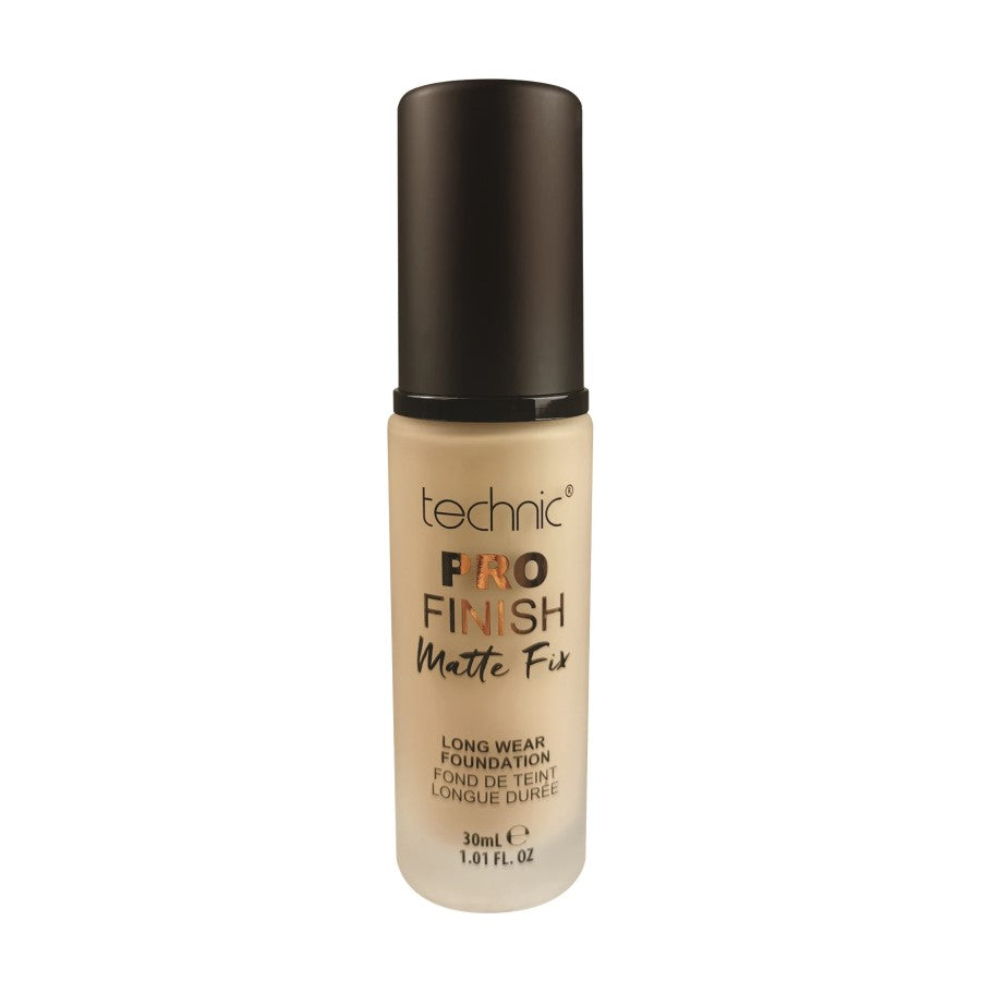 TECHNIC PRO FINISH MATTE FIX FOUNDATION - AVAILABLE IN 4 SHADES - Beauty Bar 