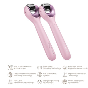 GESKE MICRONEEDLE FACEROLLER 9 IN 1 - AVAILABLE IN 2 COLOURS - Beauty Bar 