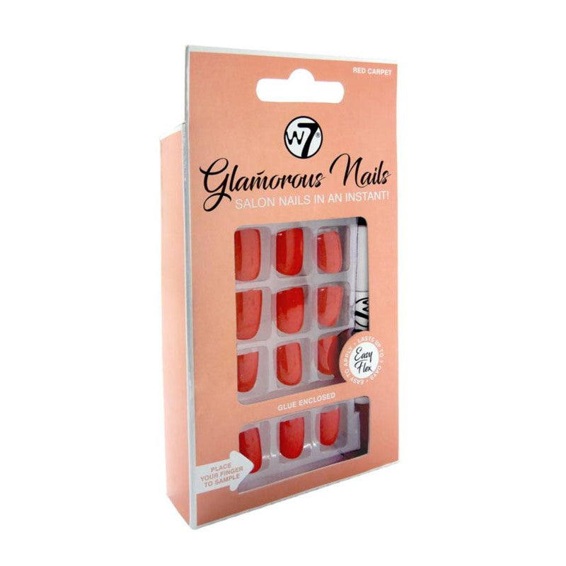 W7 GLAMOROUS NAILS - RED CARPET - Beauty Bar Cyprus