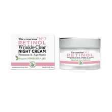 Load image into Gallery viewer, BIOVENE THE CONSCIOUS™ RETINOL WRINKLE-CLEAR NIGHT CREAM ORGANIC POMEGRANATE 50ML - Beauty Bar 
