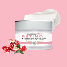 Load image into Gallery viewer, BIOVENE THE CONSCIOUS™ RETINOL WRINKLE-CLEAR NIGHT CREAM ORGANIC POMEGRANATE 50ML - Beauty Bar 
