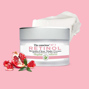 BIOVENE THE CONSCIOUS™ RETINOL WRINKLE-CLEAR NIGHT CREAM ORGANIC POMEGRANATE 50ML - Beauty Bar 