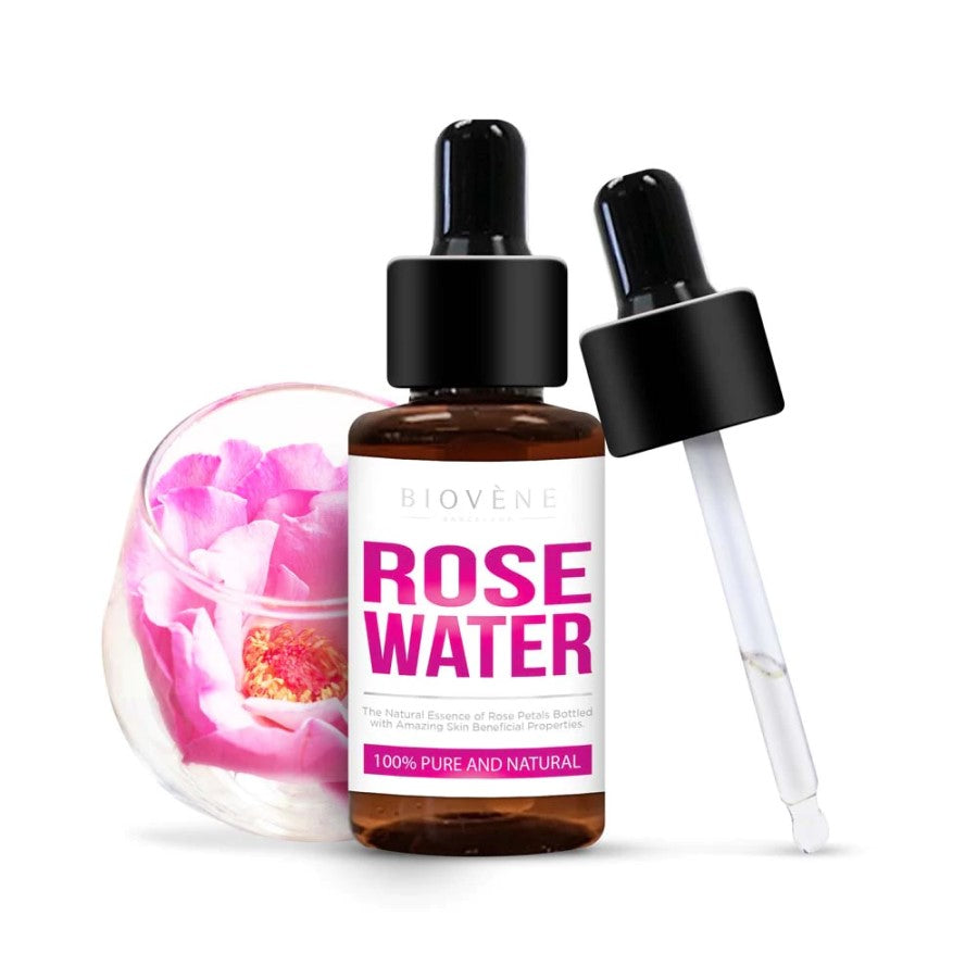 BIOVENE ROSE WATER PURE & NATURAL BALANCE REVITALIZING 30ML - Beauty Bar 