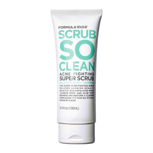 FORMULA 10.0.6 - SCRUB SO CLEAN - ACNE FIGHT SUPER SCRUB 100ML - Beauty Bar 