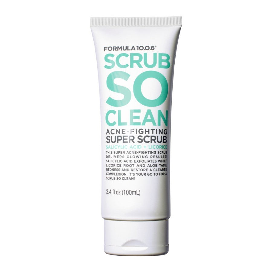 FORMULA 10.0.6 - SCRUB SO CLEAN - ACNE FIGHT SUPER SCRUB 100ML - Beauty Bar 
