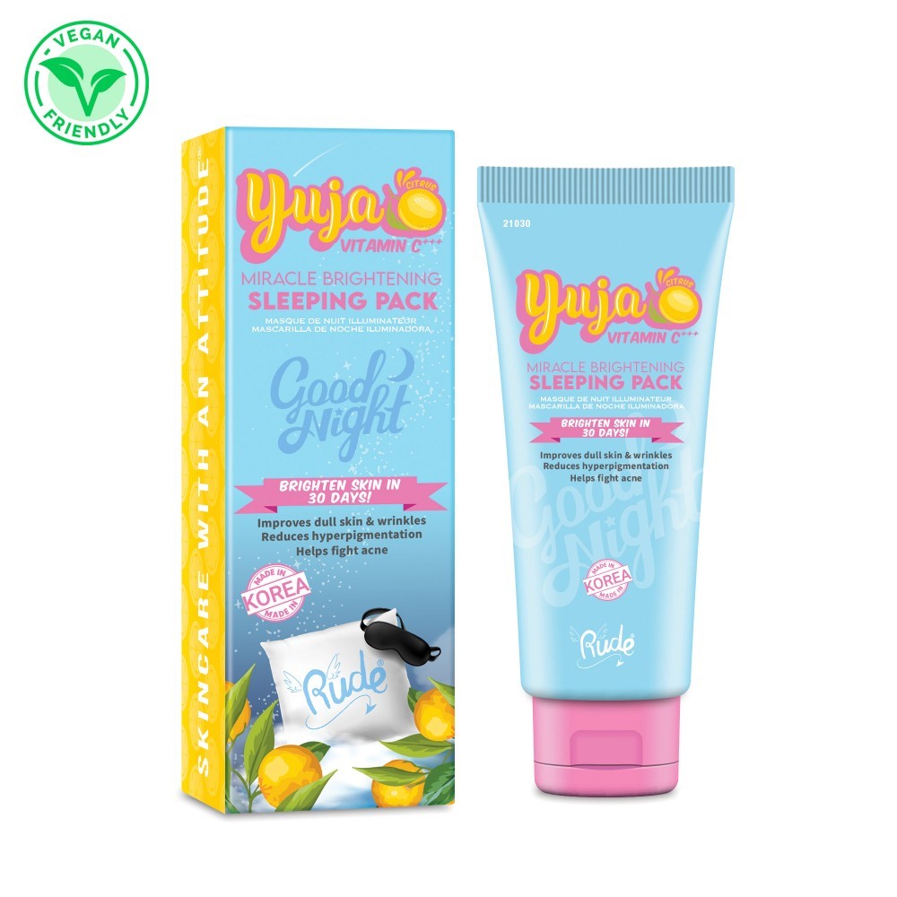 RUDE GOOD NIGHT YUJA SLEEPING PACK 50ML - Beauty Bar 