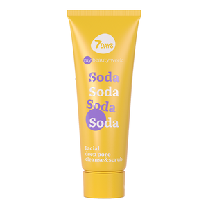 7DAYS FACIAL DEEP PORE CLEANSE & SCRUB SODA 80ML - Beauty Bar 