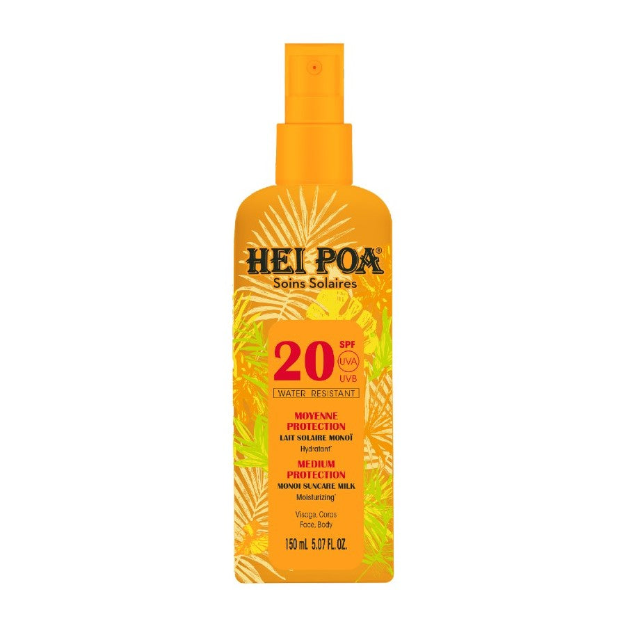 HEI POA TAHITI SUN MILK SPF20 150ML - Beauty Bar 