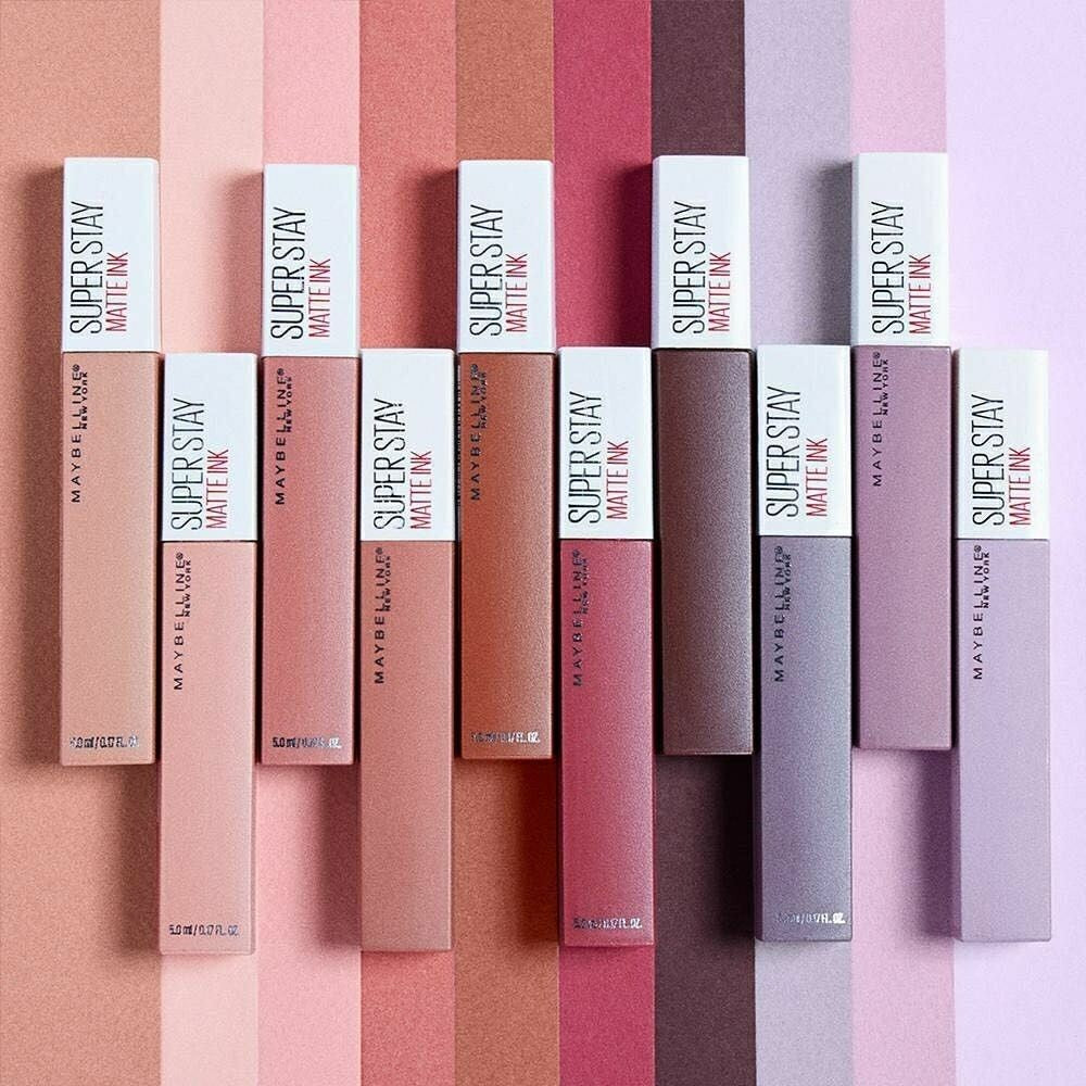 MAYBELLINE NEW YORK - SUPER STAY MATTE INK LIQUID LIPSTICK - AVAILABLE IN  32 SHADES | Beauty Bar