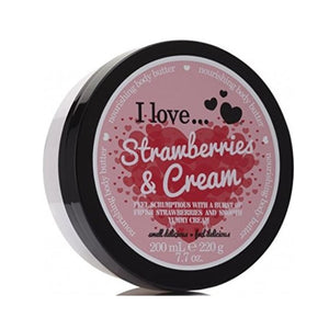 I LOVE STRAWBERRY & CREAM BODY BUTTER 200ML - Beauty Bar 