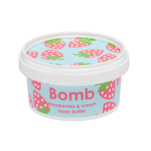 BOMB COSMETICS STRAWBERRY & CREAM BODY BUTTER - Beauty Bar Cyprus
