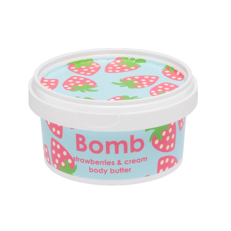 BOMB COSMETICS STRAWBERRY & CREAM BODY BUTTER - Beauty Bar Cyprus