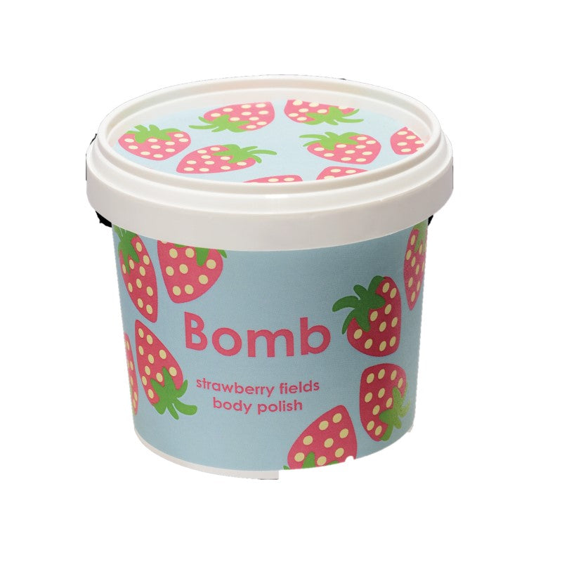 BOMB COSMETICS STRAWBERRY FIELDS BODY POLISH - Beauty Bar Cyprus