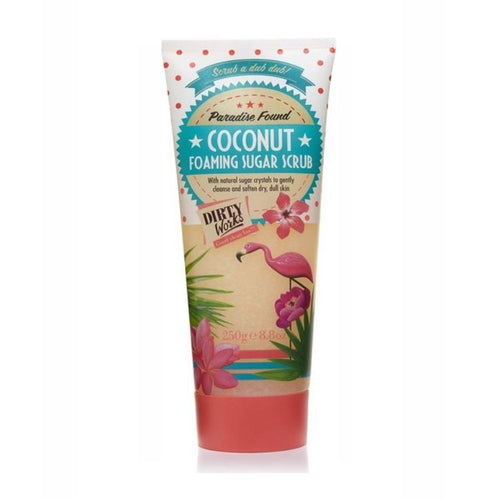 DIRTY WORKS COCONUT FOAMING SUGAR SCRUB 250GR - Beauty Bar Cyprus