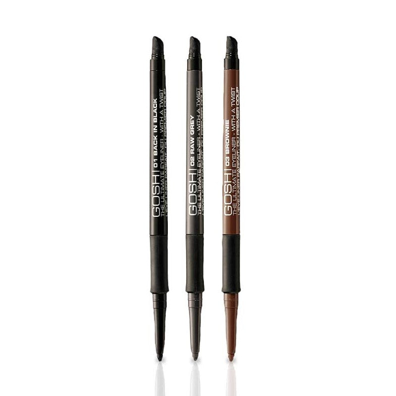GOSH COPENHAGEN THE ULTIMATE EYELINER - AVAILABLE IN 3 SHADES - Beauty Bar 