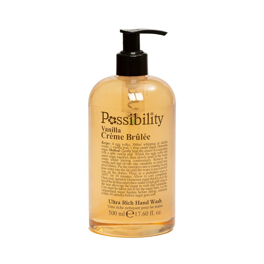 POSSIBILITY VANILLA CREME BRULEE HAND WASH 500ML - Beauty Bar 
