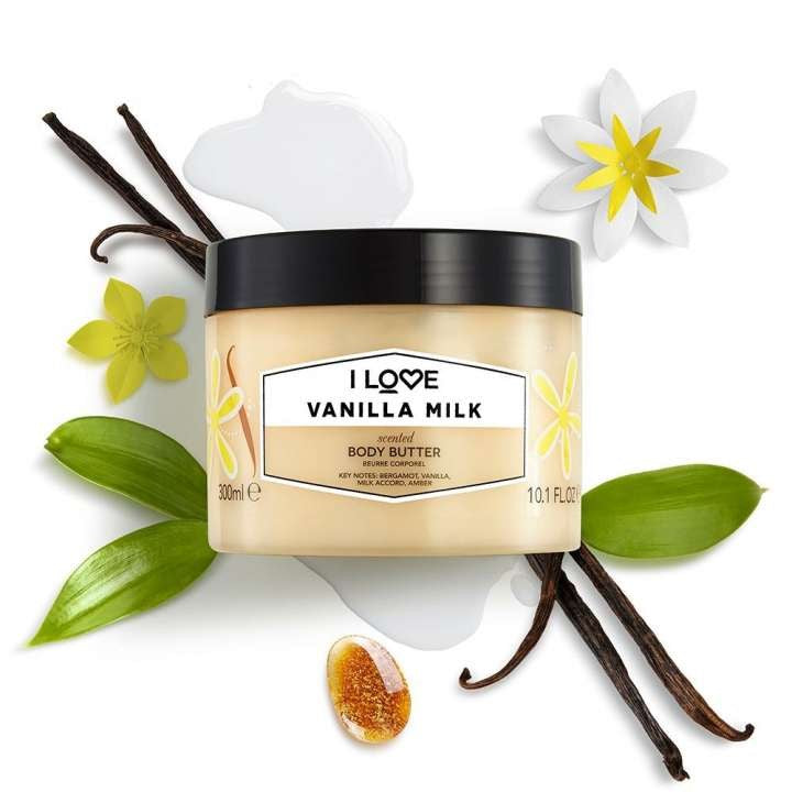I LOVE SIGNATURE COLLECTION VANILLA MILK BODY BUTTER 300ML - Beauty Bar 
