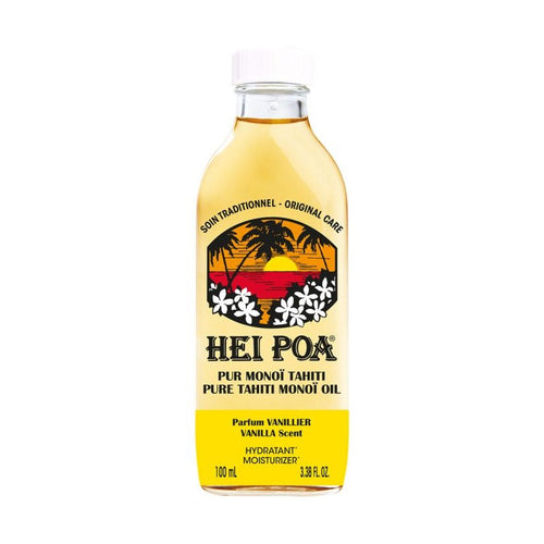 HEI POA PURE TAHITI MONOI OIL VANILLA 100ML - Beauty Bar 